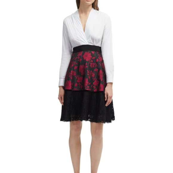 French Connection Beatrice Brocade Shirt Dress, NWT, Sz 12 - Picture 2 of 13